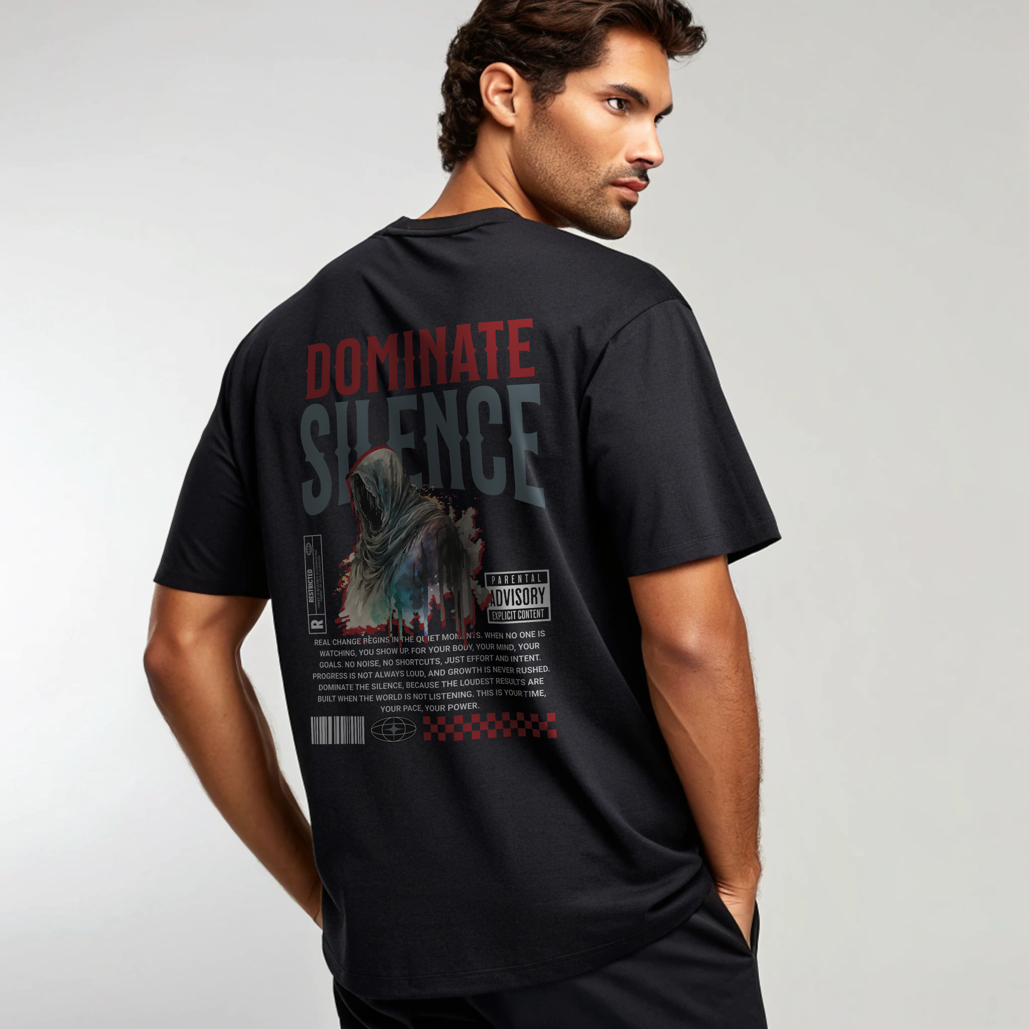 The Silence oversized graphic tshirt