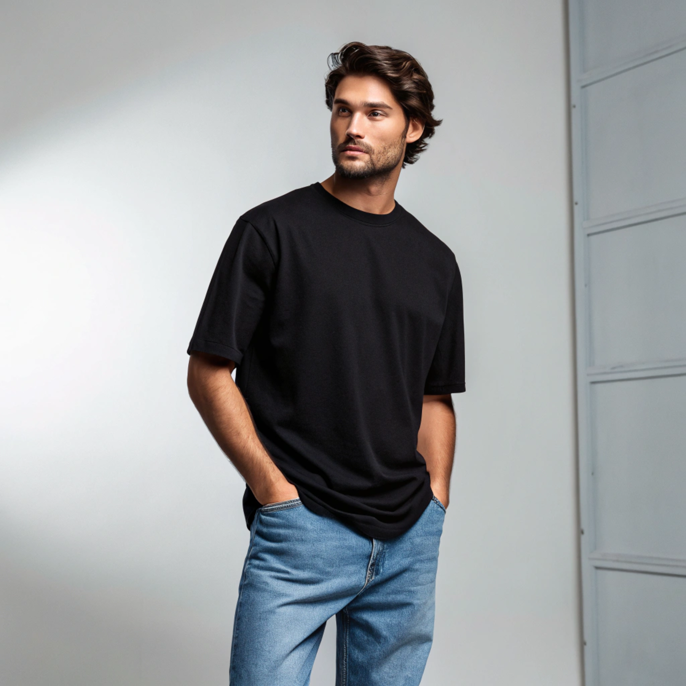 Dream in motion oversized graphic tshirt